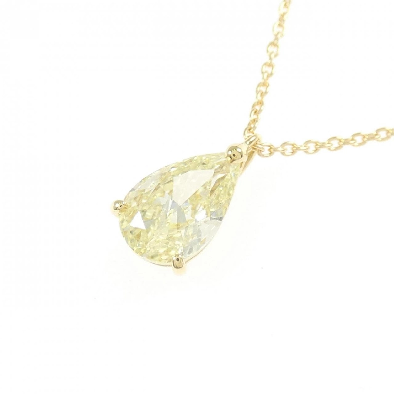 Dây chuyền kim cương K18YG 1.013CT LY I1 hình giọt nước - Hàng hiệu Chính hãng 875066