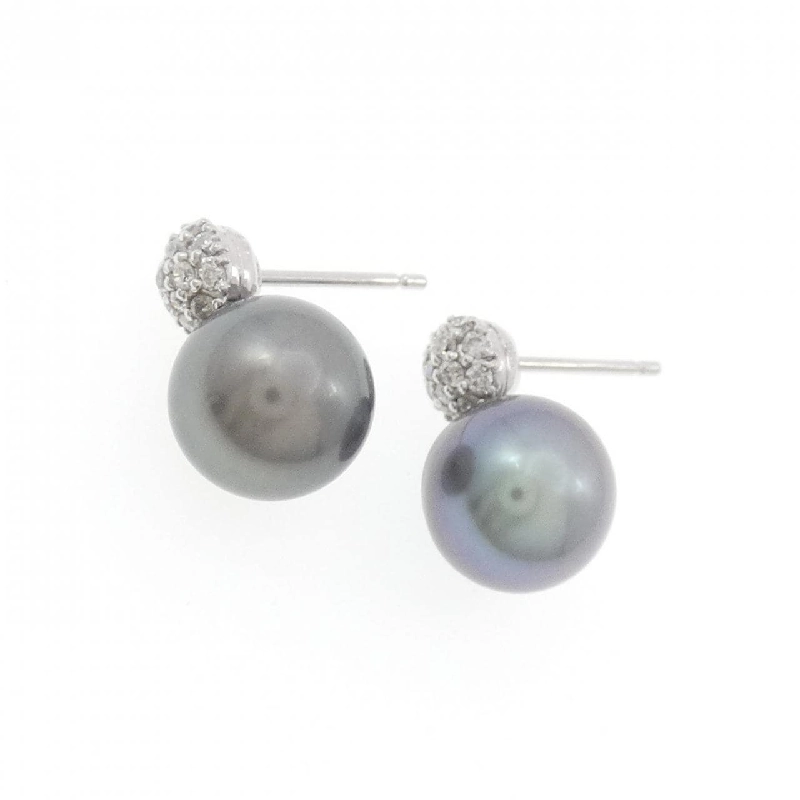 Bông tai ngọc trai đen K18WG/K14WG 9.8mm - Hàng hiệu Chính hãng 872159