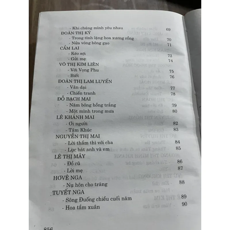 Tuyển tập thơ văn nữ Việt Nam  795546