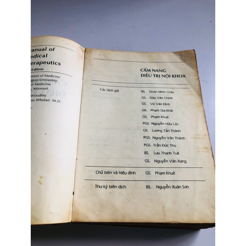 CẨM NANG ĐIỀU TRỊ NỘI KHOA 547819