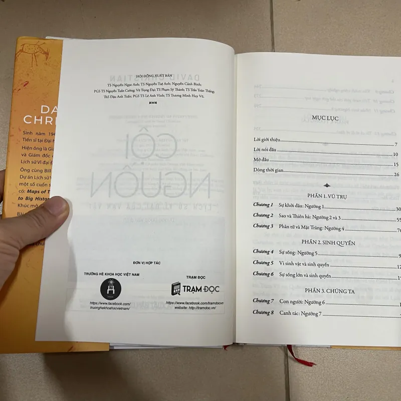 Cội nguồn - Lịch sử vĩ đại của vạn vật (David Christian) (c) 993429