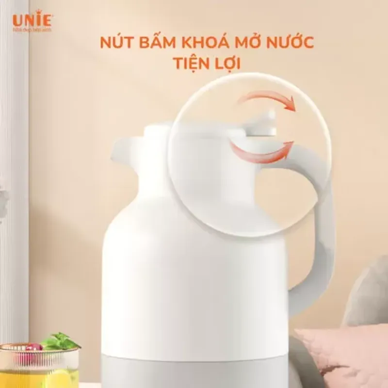 Phích giữ nhiệt UNIE UKW08 2L, ruột thủy tinh cao cấp, giữ nhiệt 48h 654202