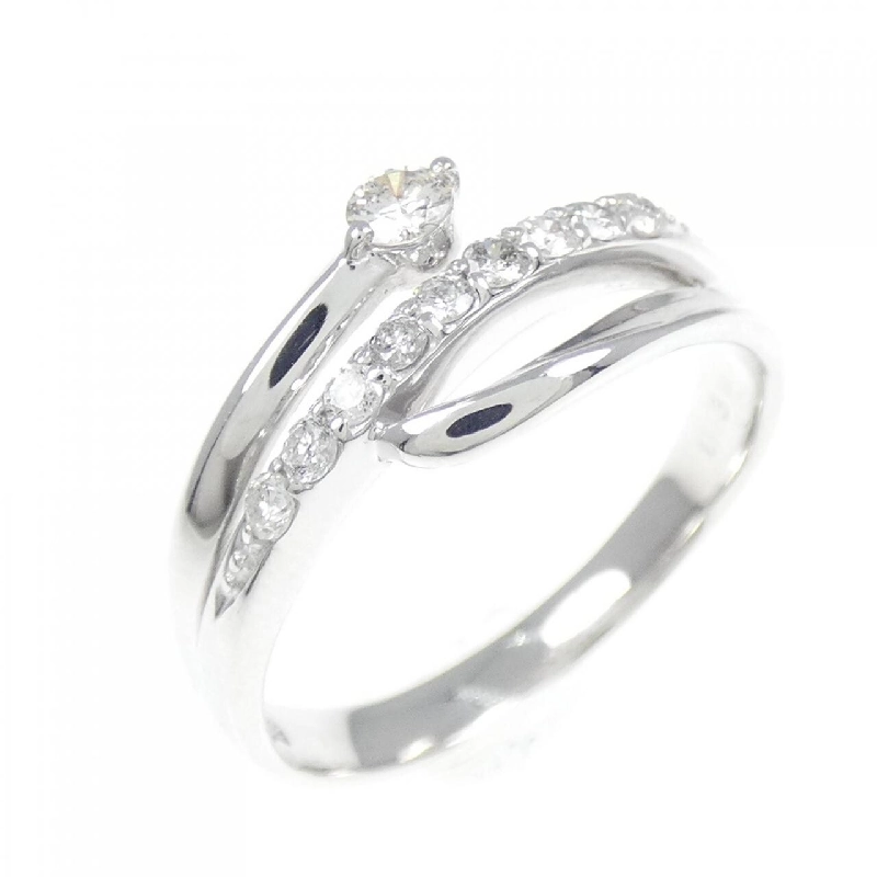 Nhẫn kim cương K18WG 0.30CT 671836