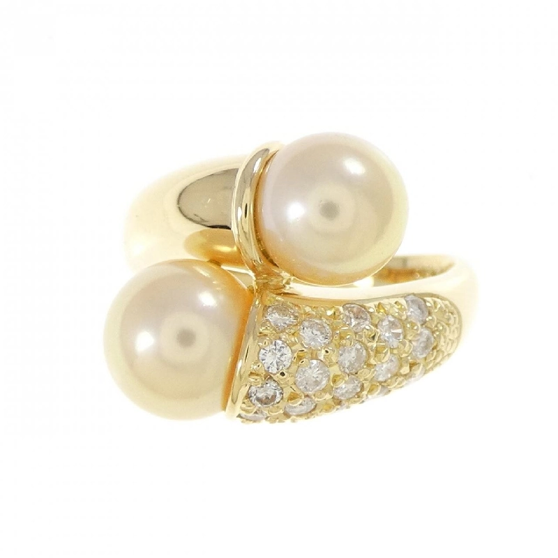 Nhẫn ngọc trai Akoya K18YG - Hàng hiệu Authentic 854578