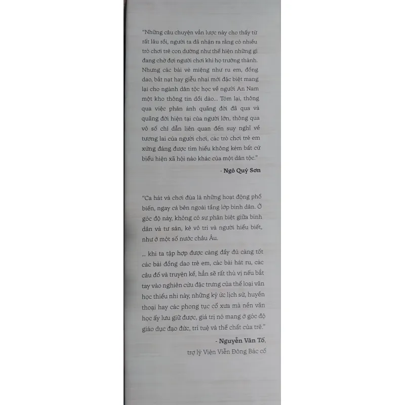 Thiếu nhi/ TRÒ CHƠI CỦA TRẺ EM Ở BẮC KỲ/ Ngô Quý Sơn 1023202