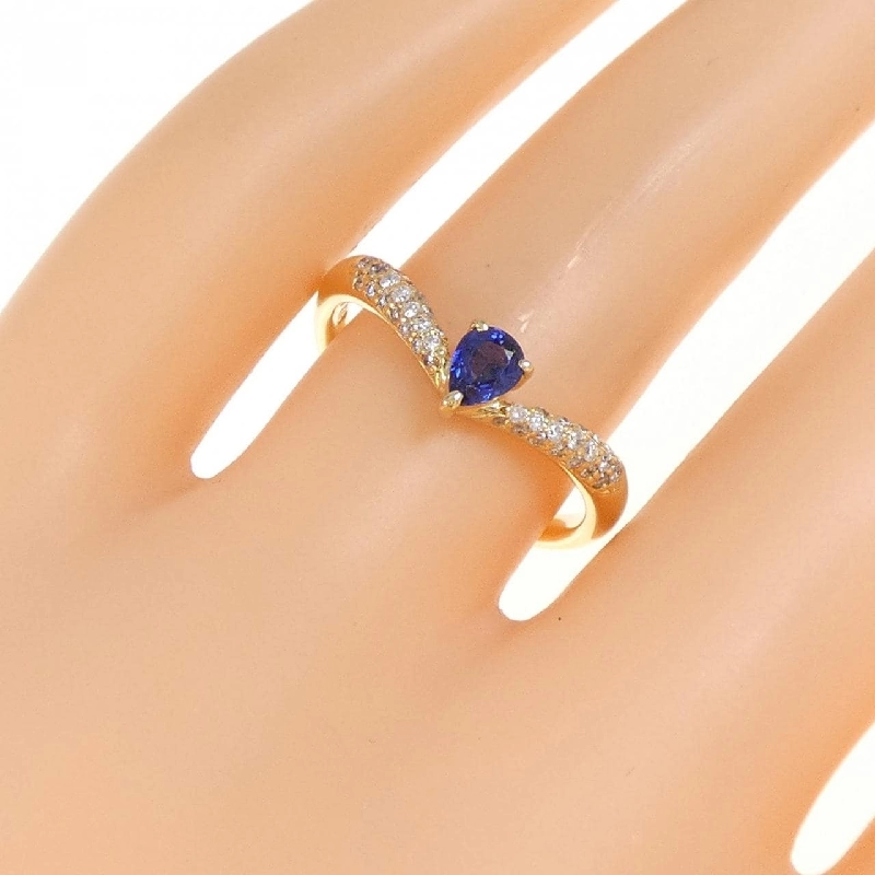 Nhẫn Sapphire K18YG 0.28CT 669902