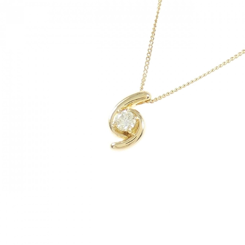 Dây chuyền kim cương K18YG 0.13CT - Hàng hiệu Authentic 866895