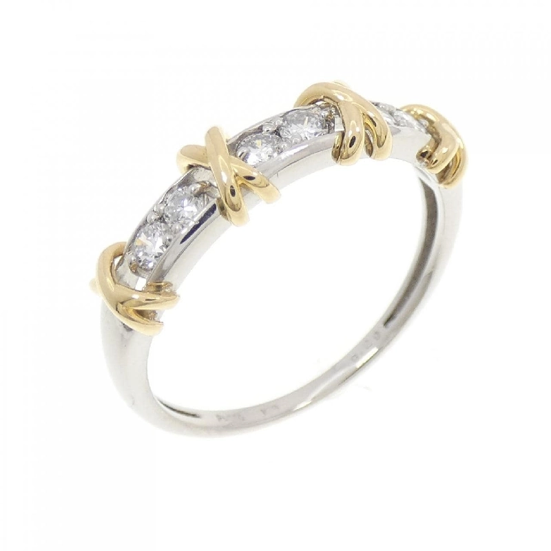 Nhẫn kim cương PT950/K18YG 0.20CT - Hàng hiệu Authentic 848623