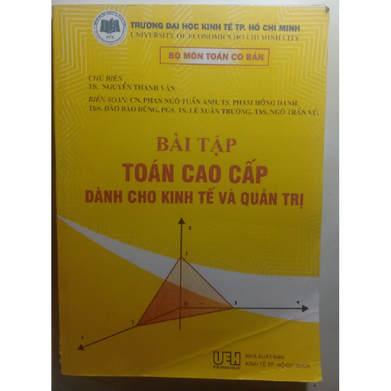 Toán cao cấp dành cho kinh tế và quản trị 67922