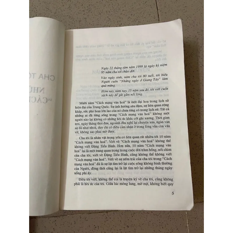 CHA TÔI ĐẶNG TIỂU BÌNH – NHỮNG NĂM THÁNG CỦA CÁCH MẠNG VĂN HÓA 790256