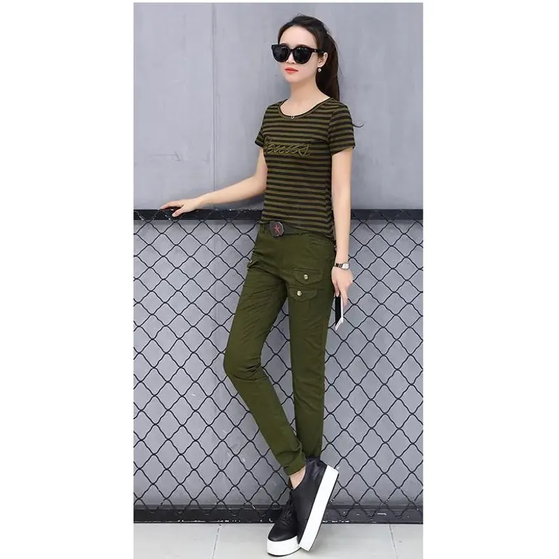 Sét bộ đồ lính kaki nữ có bigsize 754865