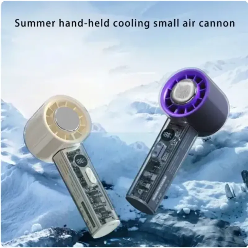 Quạt cầm tay có sò lạnh tích điện 100 cấp độ gió, pin trâu 4000mAh 991854