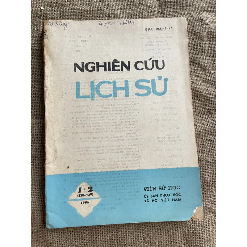 Nghiên cứu lịch sử - số 1-2.1988 - khổ lớn 679710