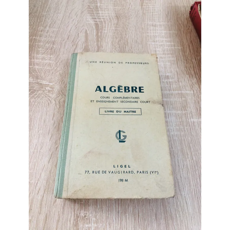ALGÈBRE – Livre du Maître 971146