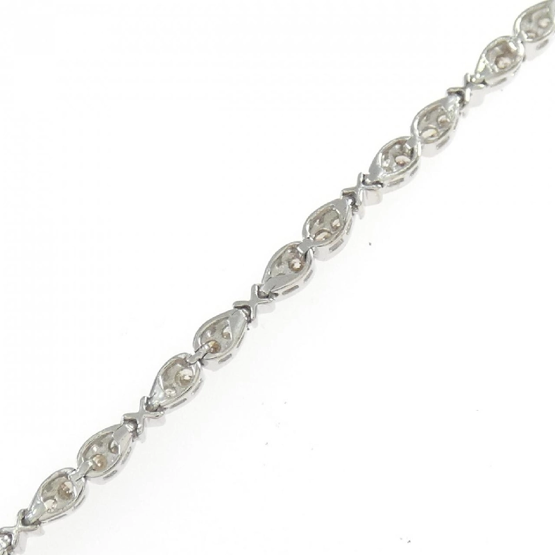 K18WG Vòng tay kim cương 1.13CT - Hàng hiệu Authentic 872900