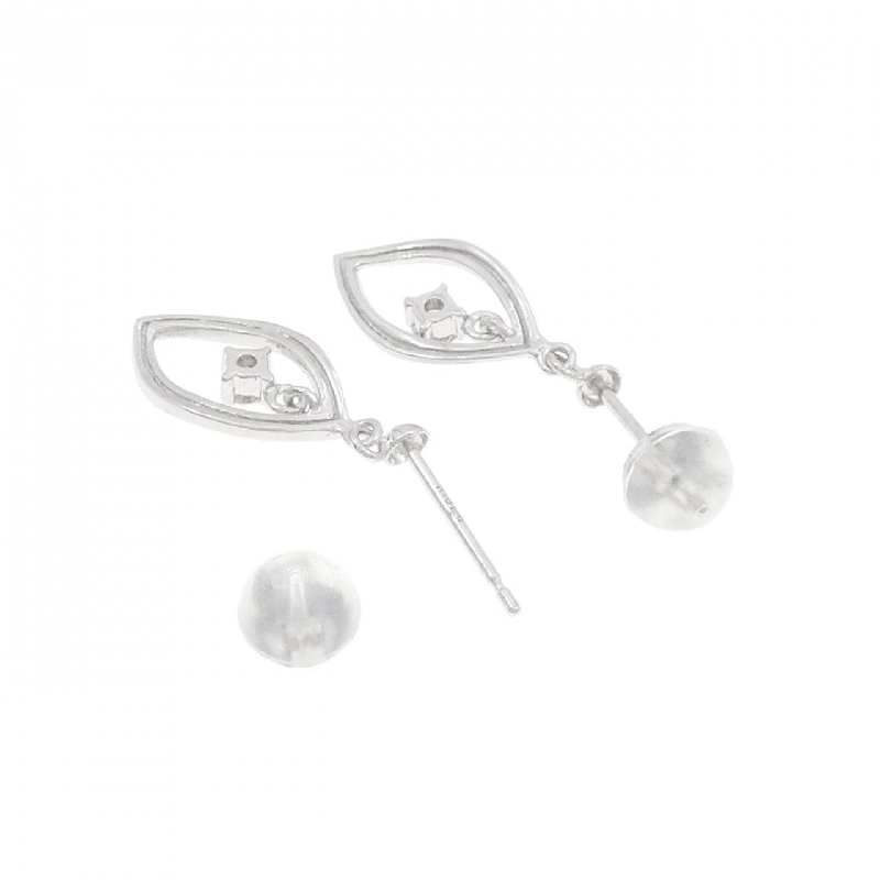 K18WG Bông tai kim cương 0.10CT - Hàng hiệu Chính hãng 870441