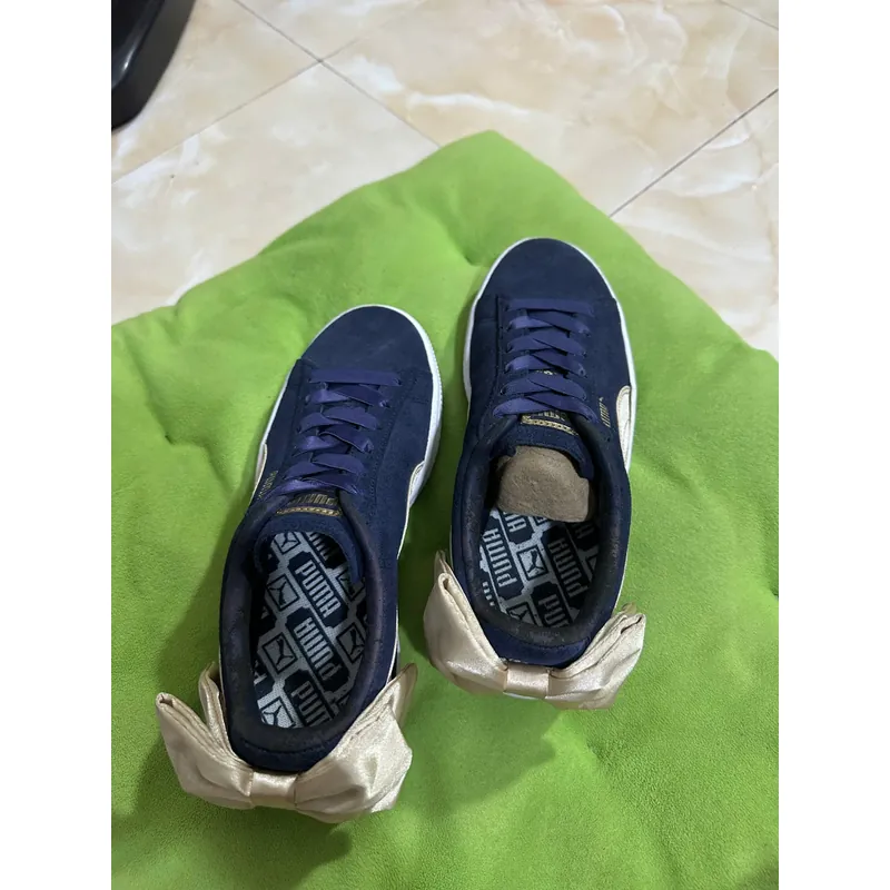 Cần pass giày Puma chính hãng, mới, size 36 chân 37 nhỏ mang vừa, màu xanh, 731427