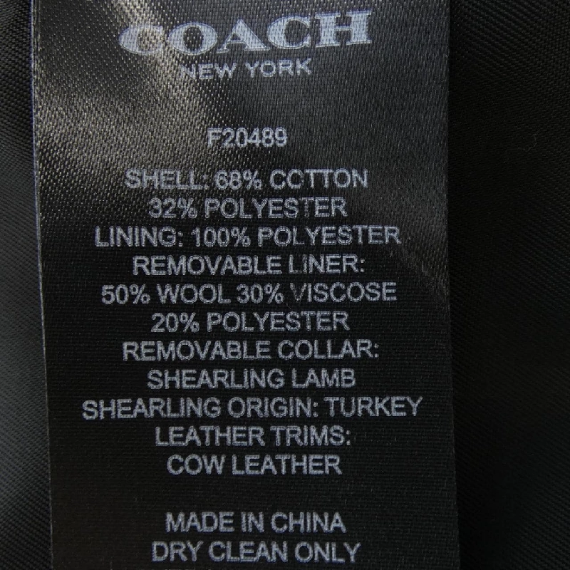 Áo khoác trench COACH F20489 628901