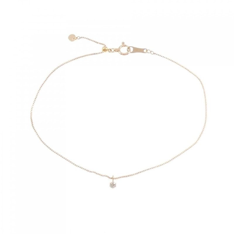 K18PG Solitaire Vòng tay kim cương 0.05CT - Hàng hiệu Chính hãng 872296