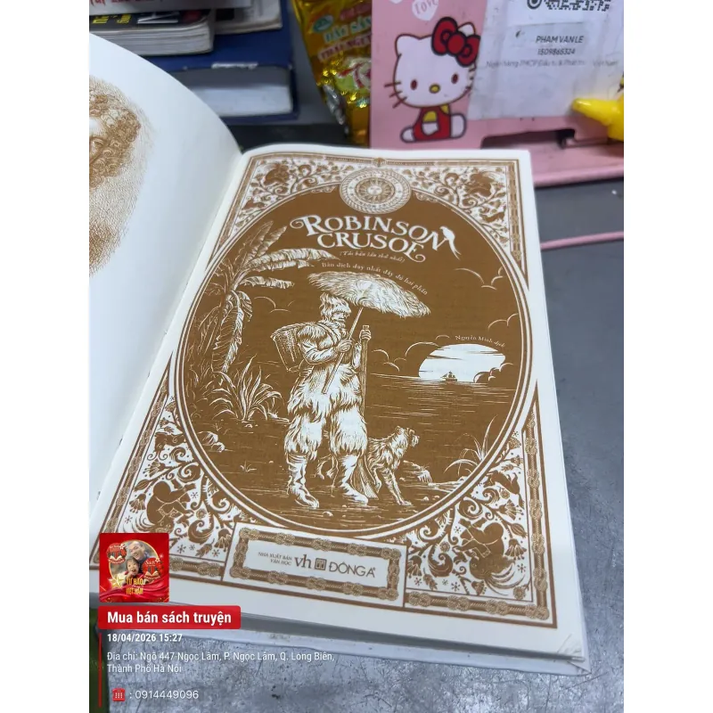 Robinson Crusoe bìa cứng đông A  1022887