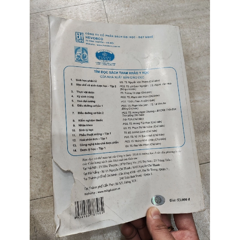 Kiểm nghiệm thuốc - Đặng Văn Hòa & Vĩnh Định 367752