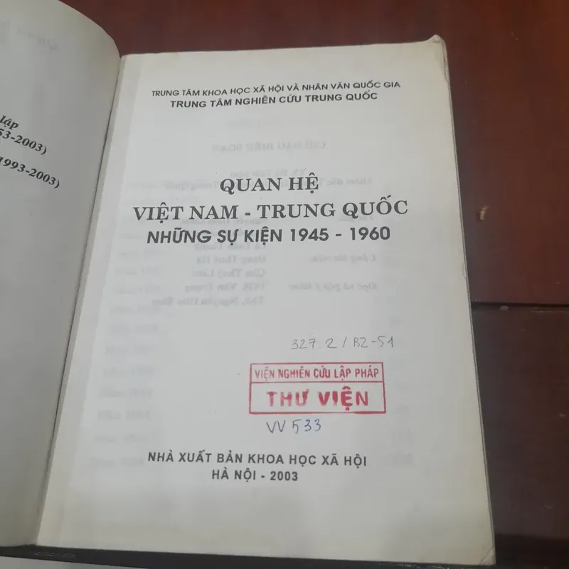 QUAN HỆ VIỆT NAM - TRUNG QUỐC, những sự kiện 1945-1960 731320