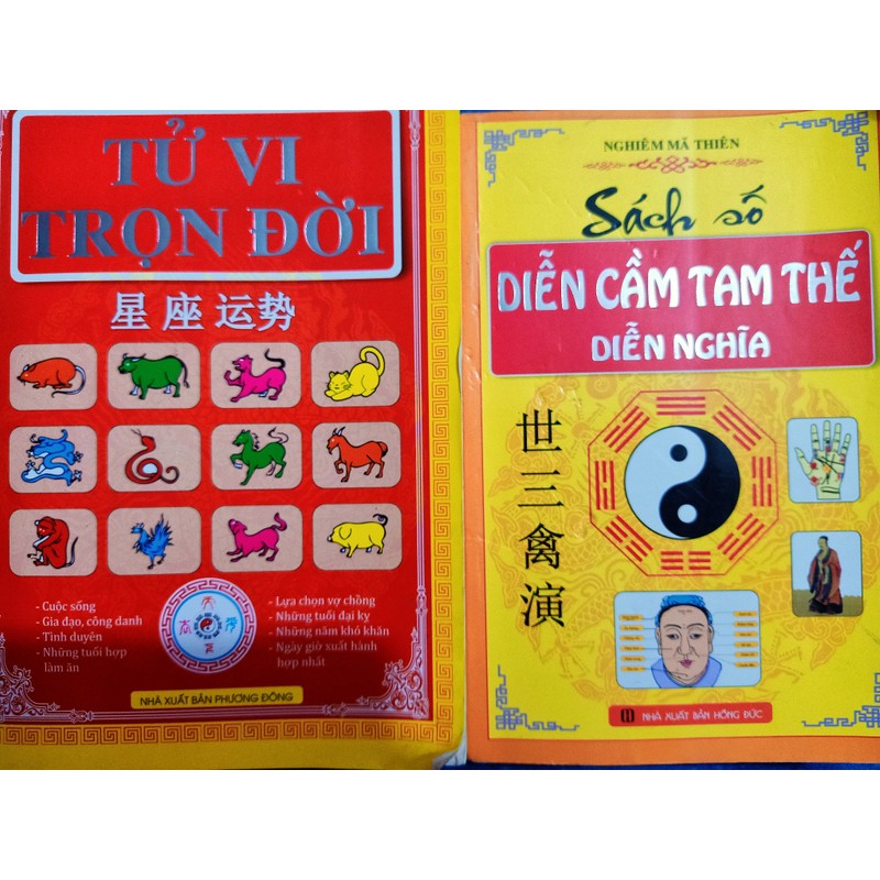 Combo sách tử vi: Tử vi trọn đời + diễn cầm tam thế 70861