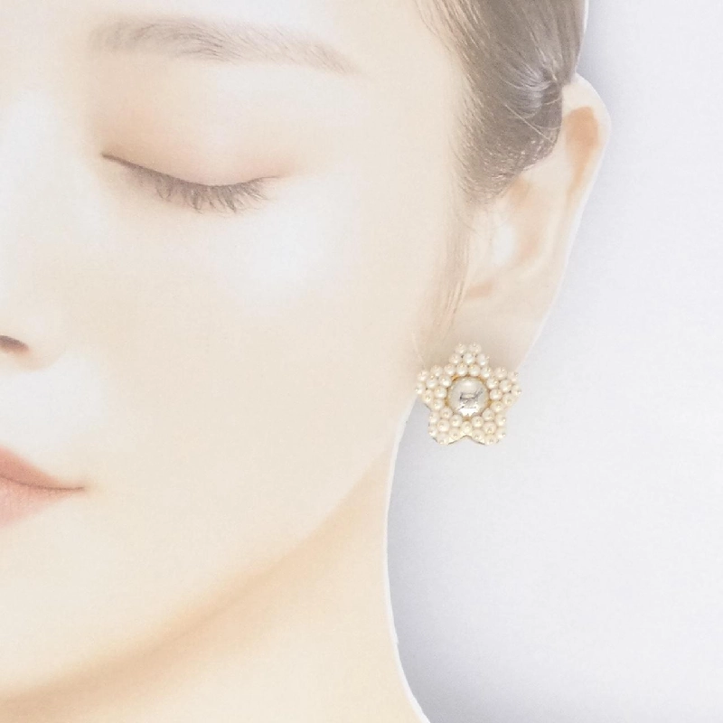 Bông tai ngọc trai nước ngọt 750YG/750WG - Hàng hiệu Authentic 870636