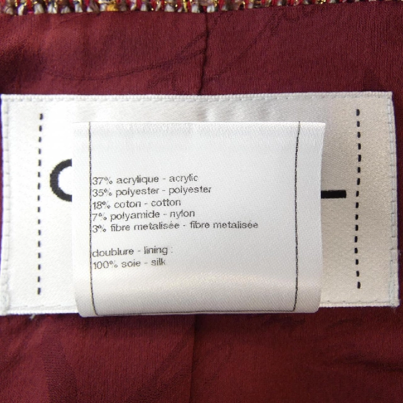 Áo khoác không cổ CHANEL P50724V37675 632371