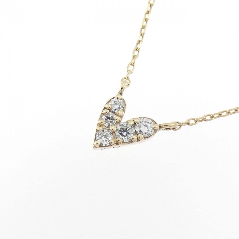 K10YG Dây chuyền hình trái tim kim cương 0.06CT - Hàng hiệu Chính hãng 862057