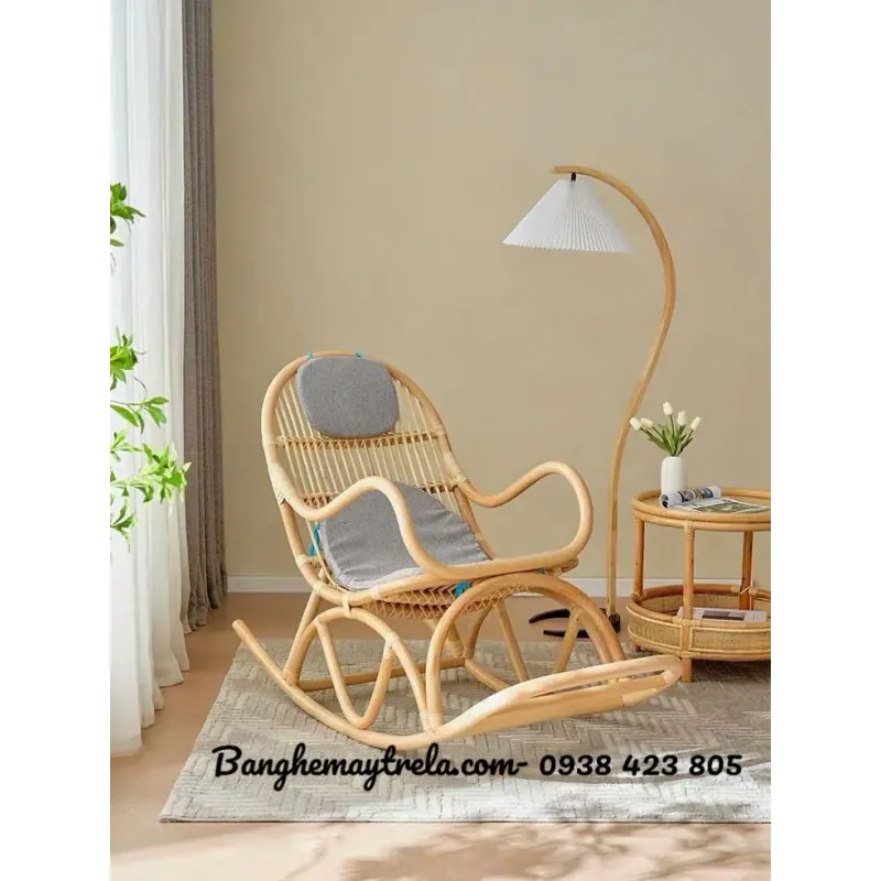Ghế thư giãn bập bênh mây tre 957477