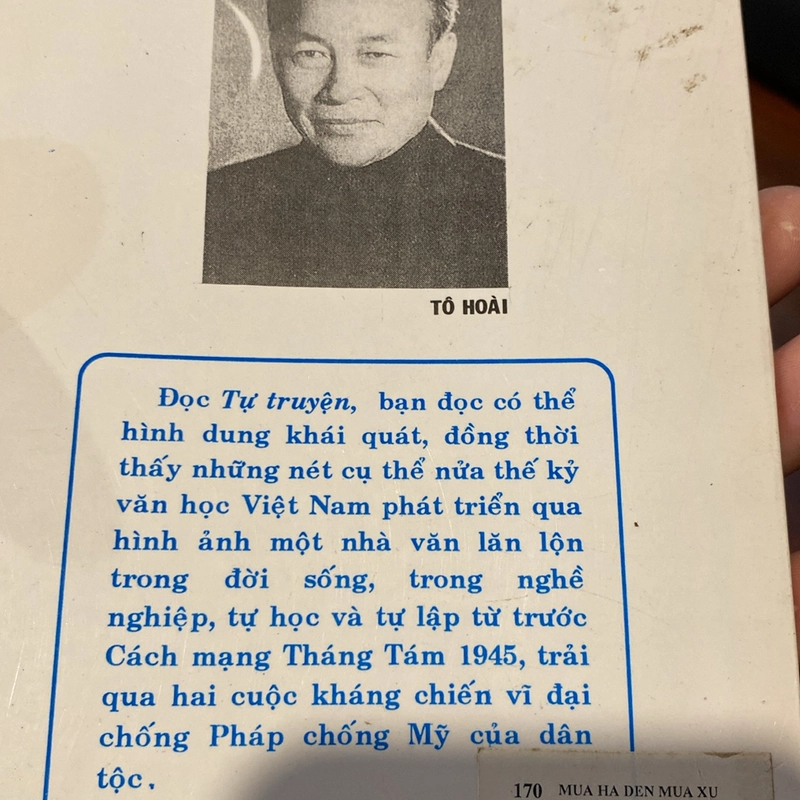 MÙA HẠ ĐẾN MÙA XUÂN ĐI, TÔ HOÀI, TỰ TRUYỆN TẬP II (XB 1998) 475193