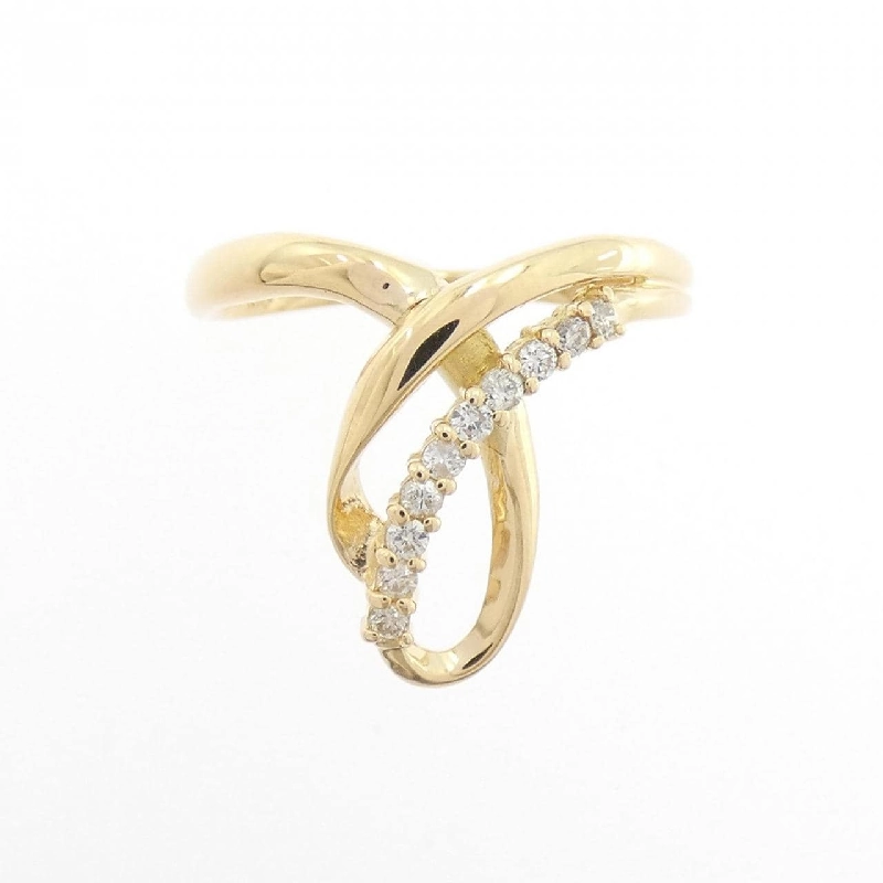 Nhẫn kim cương K18YG 0.10CT - Hàng hiệu Authentic 852229