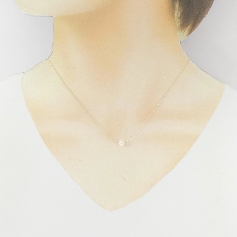 K10YG Ngọc trai nước ngọt Dây chuyền 5.4mm - Hàng hiệu Chính hãng 855735