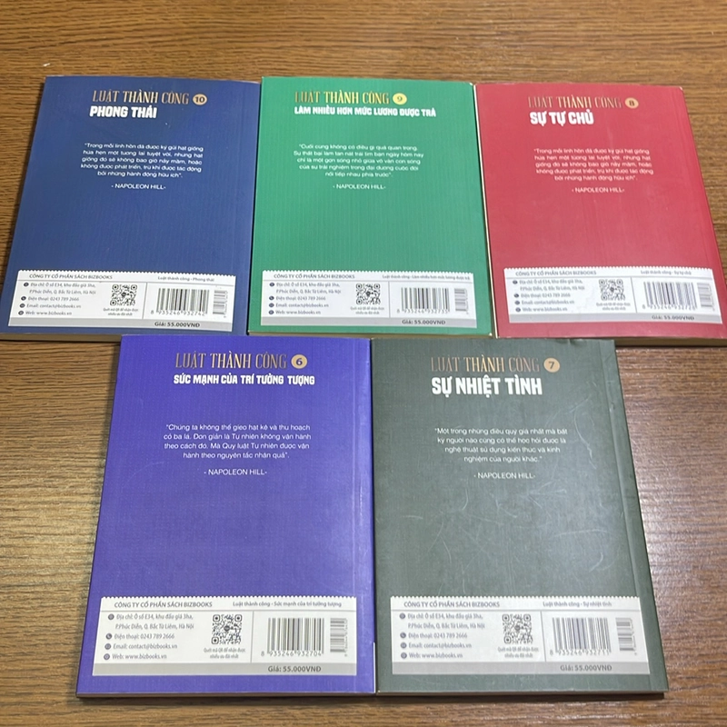 5 cuốn kỹ năng Napoleon Hill khổ nhỏ 509007