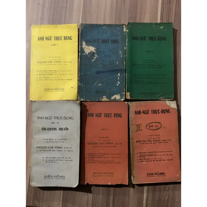 Anh ngữ thực dụng, trọn bộ 6 quyển, từ 1-6, Lê Bá Kông 740195