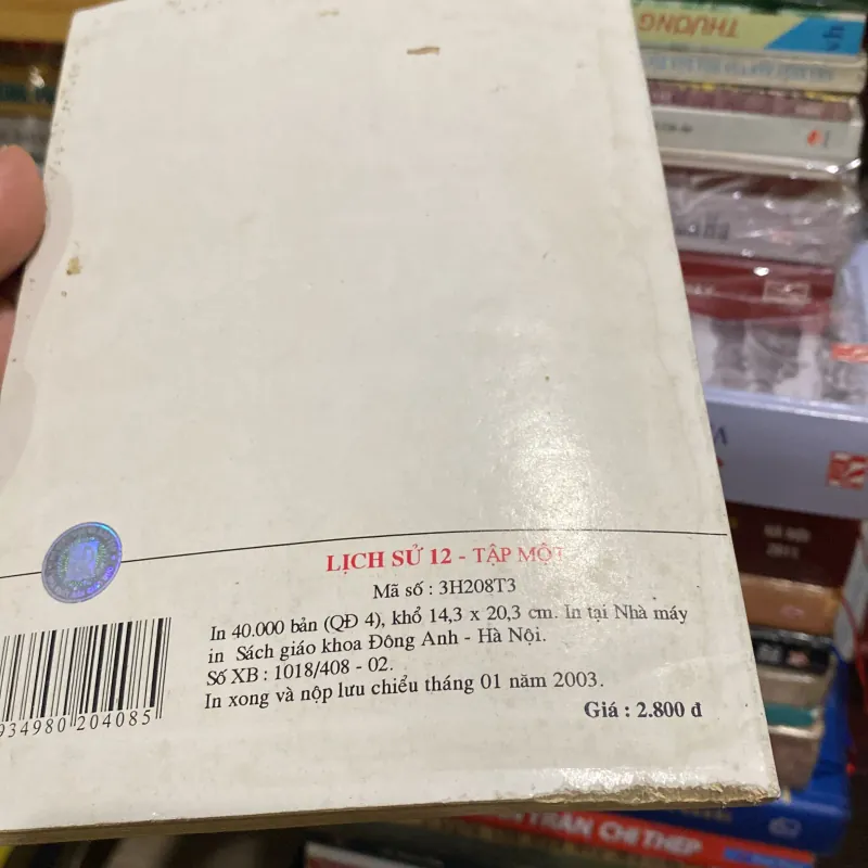 LỊCH SỬ 12 (TẬP MỘT + TẬP HAI) 994023