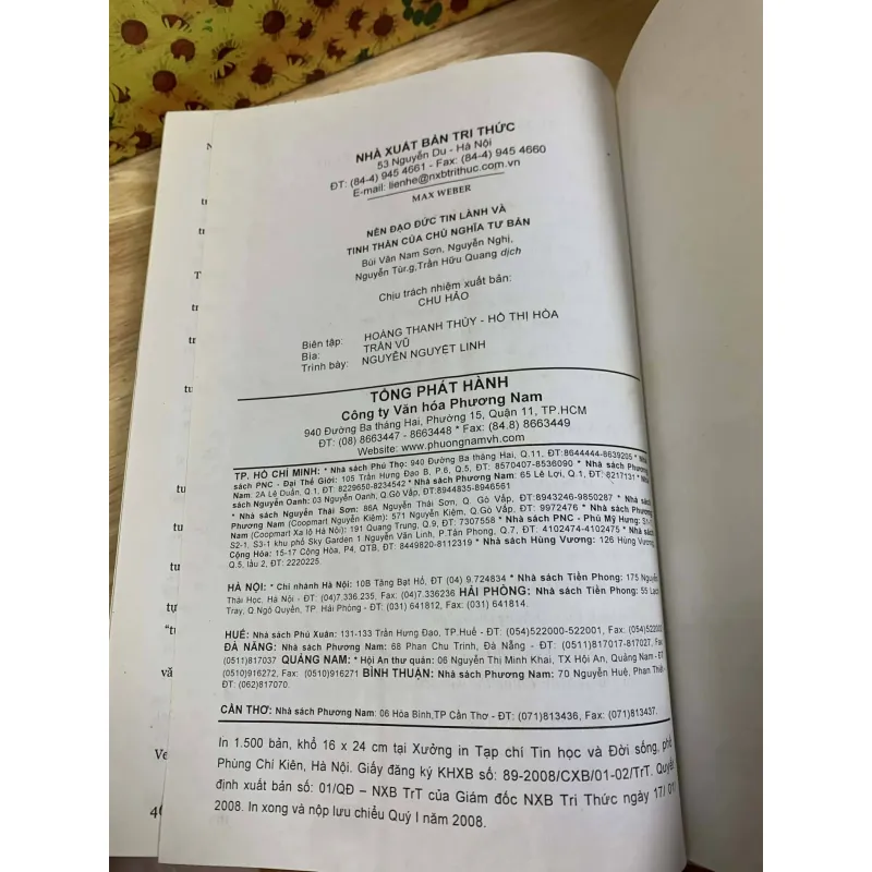 Nền Đạo Đức Tin Lành Và Tinh Thần Của Chủ Nghĩa Tư Bản - Max Weber - Bìa Cứng 748624