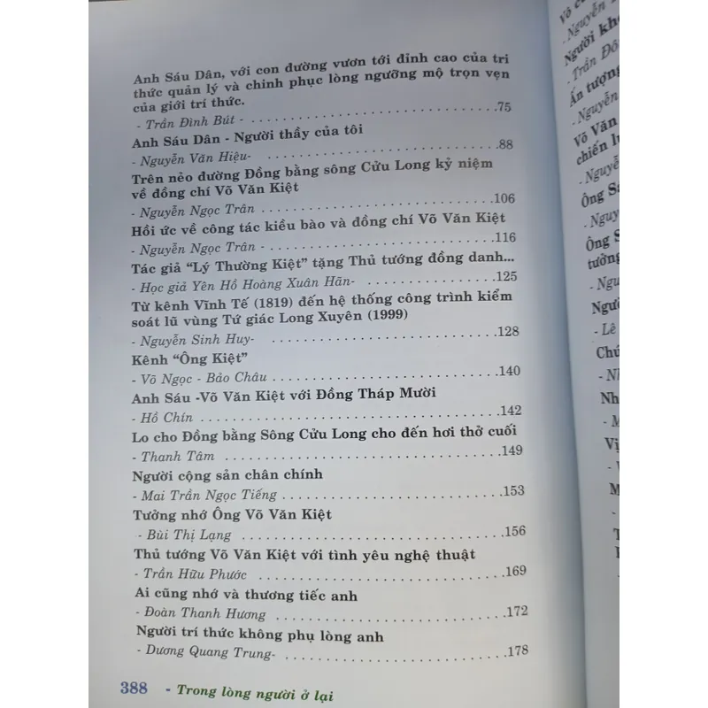 VÕ VĂN KIỆT TRONG LÒNG TRÍ THỨC  731494