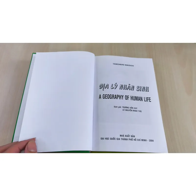 ĐỊA LÝ NHÂN SINH - A HEOGTAPHY OF HUMAN LIFE 561631