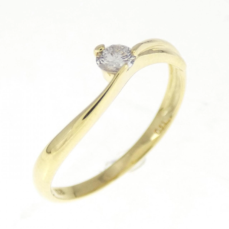Nhẫn kim cương K18YG 0.11CT 673513