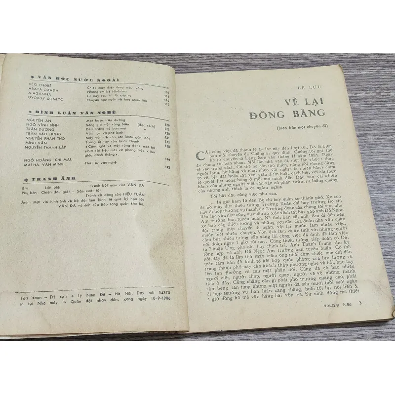 VĂN NGHỆ QUÂN ĐỘI 9-86  763100