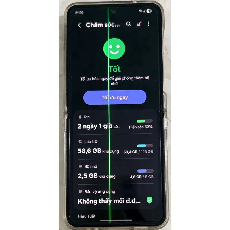 Samsung galaxy Z Flip 4 vàng hồng 8Gb-128Gb 928661