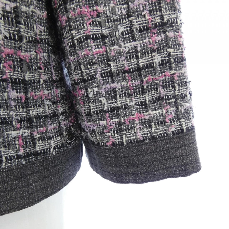 【Mã giảm giá】Áo khoác không cổ CHANEL 640920