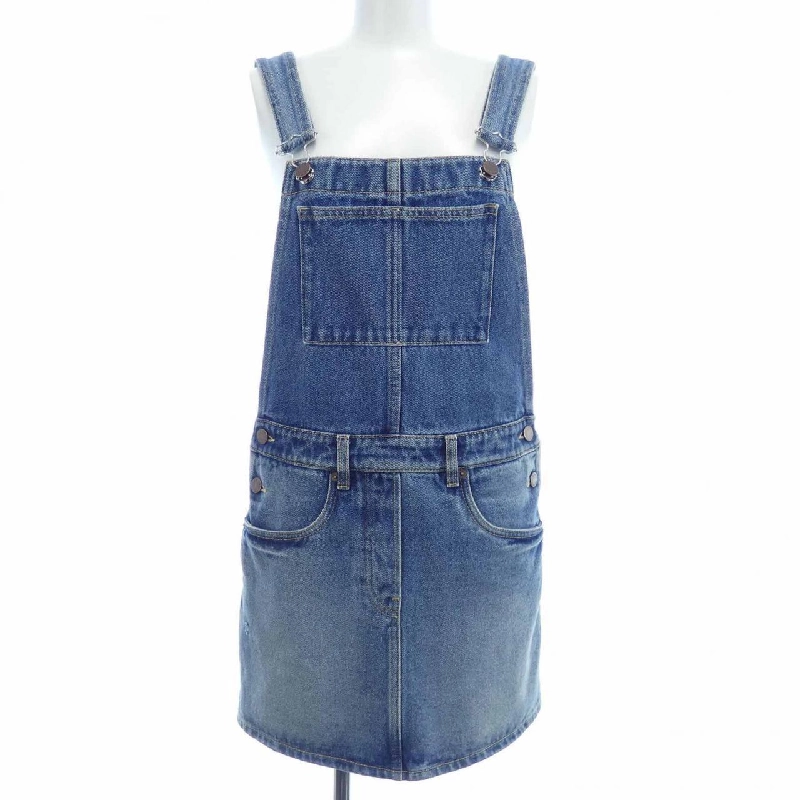 Đầm yếm denim PRADA 649242