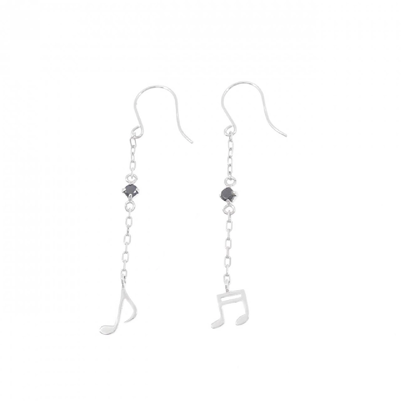 K14WG Âm nhạc Hình vuông Bông tai - Hàng hiệu Chính hãng 868336