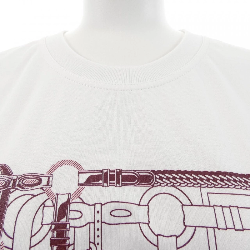 Áo thun HERMES Cartouche Coaching 5E4647DA - Hàng hiệu Chính hãng 824402