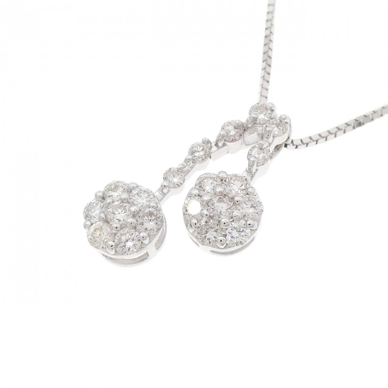 K18WG Dây chuyền kim cương 0.54CT - Hàng hiệu Chính hãng 865846