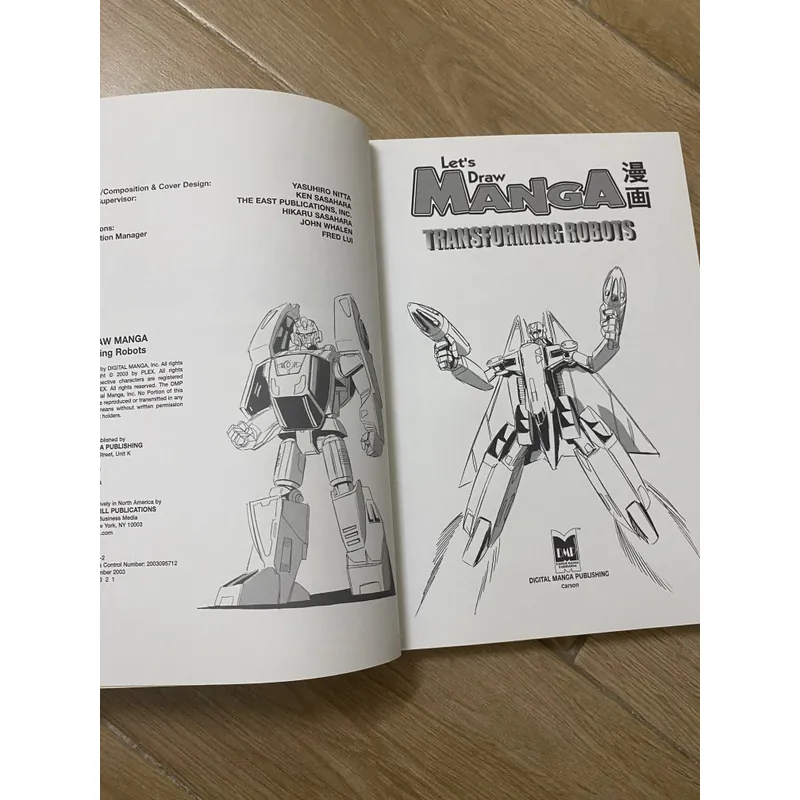 Sách Lets draw Manga Transforming robots  590823