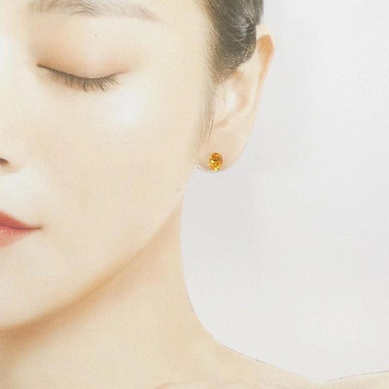 K18YG Citrine Bông tai - Hàng hiệu Chính hãng 869413